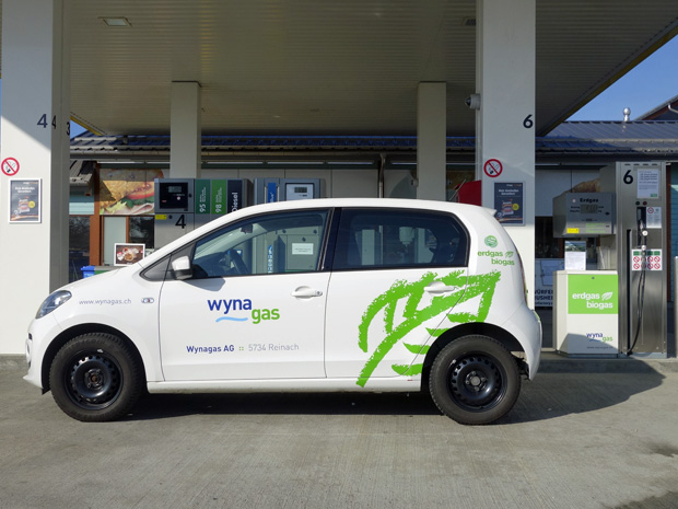 Erdgas Tankstelle